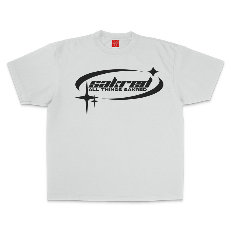 ALL THINGS SAKRED TEE WHITE